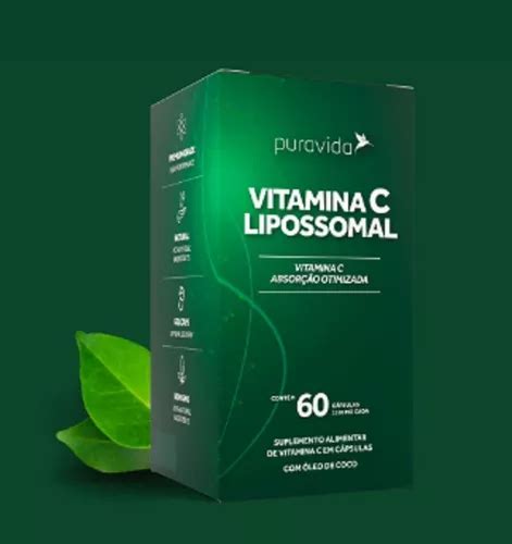 Vitamina C Liposomal C Psulas Pura Vida Mercadolibre