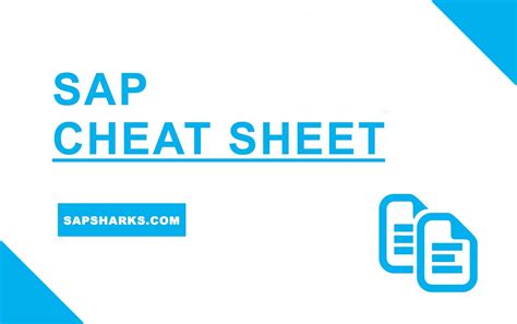 Sap Codes Cheat Sheet