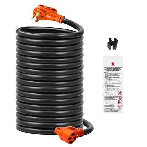 VEVOR 50ft RV Extension Cord Power Cord 50Amp NEMA 14-50R/NEMA 14-50P ...