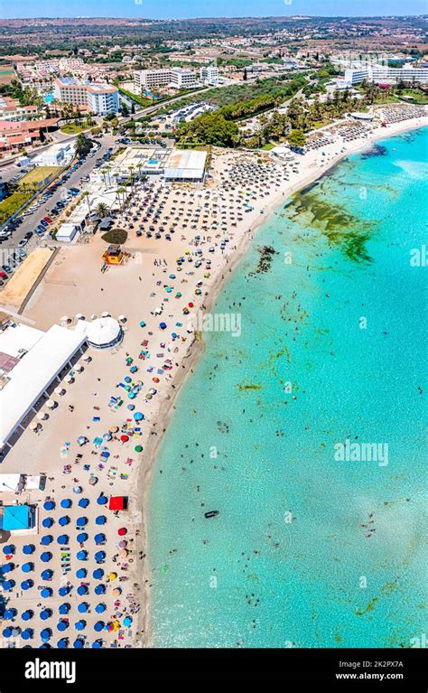 Luftbild Nissi Beach Ayia Napa Fotos Und Bildmaterial In Hoher