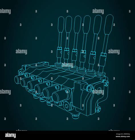 Ilustraci N Vectorial Estilizada De La V Lvula De Control Direccional