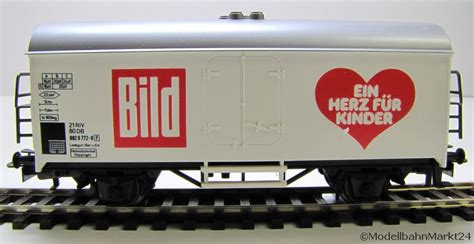 MÄRKLIN 4400 DB Güterwagen Bild Herz für Kinder Epoche IV H0 SW