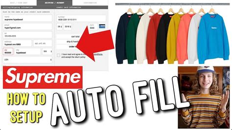 How To Setup Supreme Autofill Supreme Checkout Tips For Success