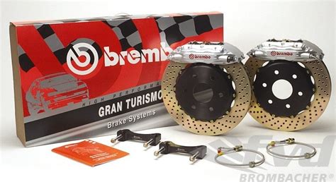 Brembo Sport System GT 4 Kolben 328x28mm HA Gelochte Scheiben