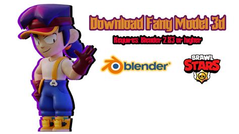 Brawl Stars Fang Blender Release Dl Link By Najla Jacinta On Deviantart