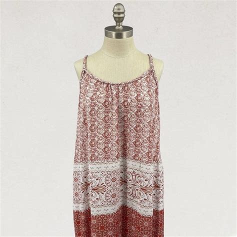 Knox Rose Dresses Knox Rose Boho Maxi Dress Medium Lightweight