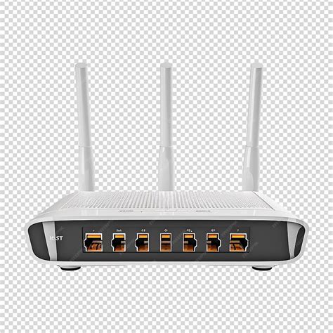 premium psd internet router isolated  transparent background png