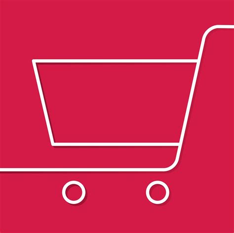 grocery shopping cart icon illustration royalty  stock psd mockup