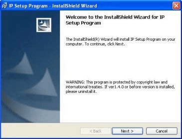 IP Setup Program 1.4 Download (Free) - ipsetup.exe