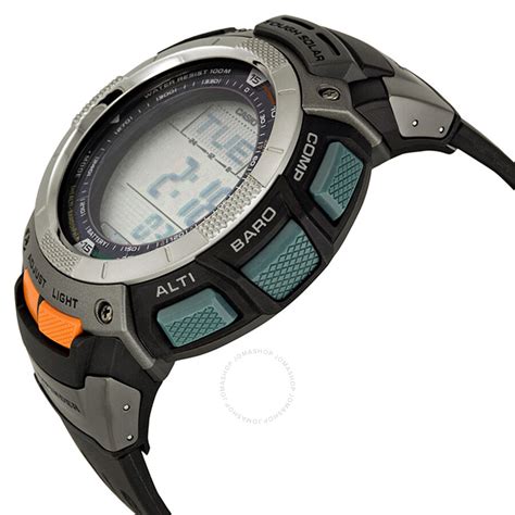 Casio Pathfinder Solar Triple Sensor Mens Digital Watch Pag80 1v