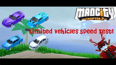 Limited Vehicles Speed Test Roblox Mad City Youtube