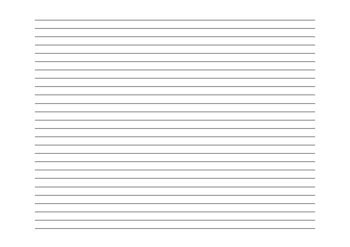 Paper Template Landscape A4 Double Sided Lined 4 12 By Paper Templates