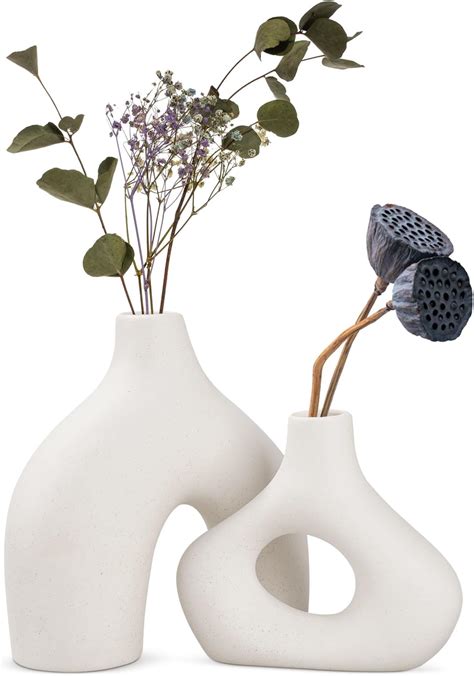 Modern White Ceramic Vase Home Decor Ysjilide Ceramic