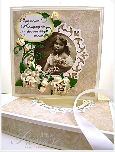 Vintage Card And Presentation Box By Rebeccadeeprose At Splitcoaststampers