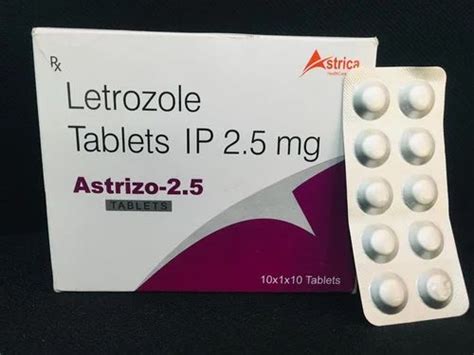 Astrica 2 5mg Letrozole Tablets IP Packaging Type Box At Rs 20 Strip