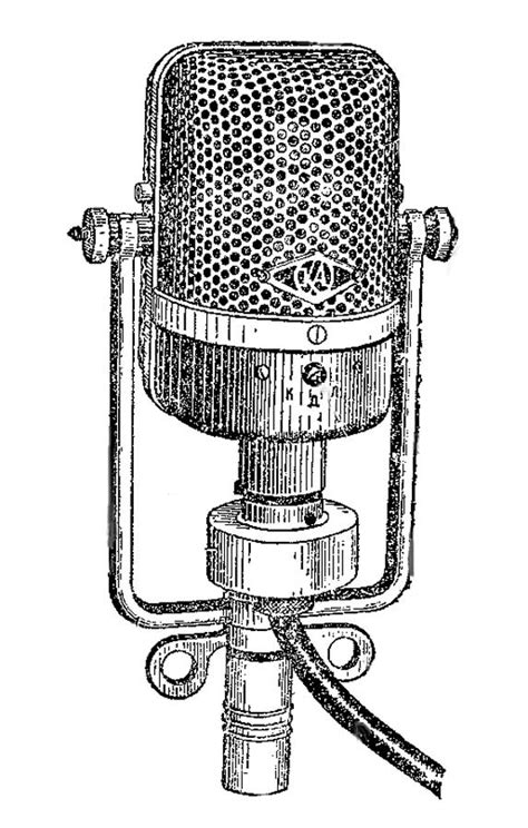 Электродинамический микрофон ''10А-1''.