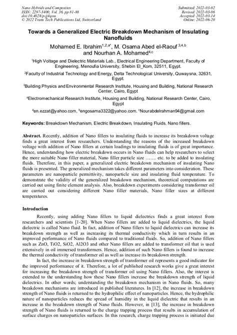 Towards A Generalized Electric Breakdown Mechanism Of Insulating