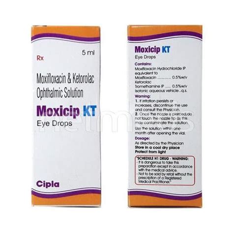 Moxifloxacin And Ketorolac Tromethamine Eye Drop Age Group Suitable For All Ages At Best Price