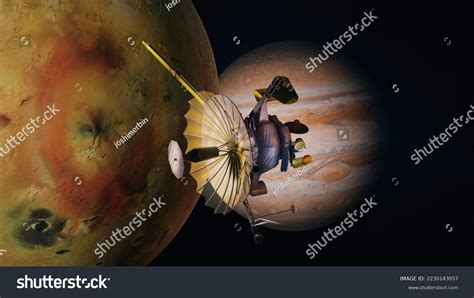 Galileo Spacecraft Robotic Spacecraft Sent Jupiter Stock Illustration ...