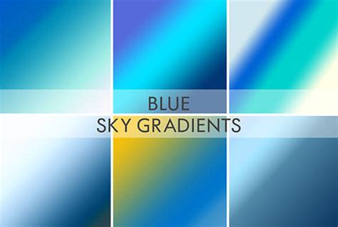 المجموعة المجانية من Sky Gradient Free Sky Gradient Photoshop