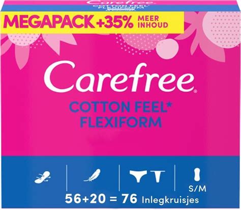 Carefree intimky Cotton Flexiform 76 ks | myAustria.cz