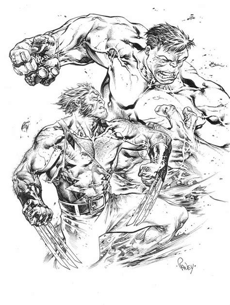 Wolverine vs Hulk by TomRaney on DeviantArt