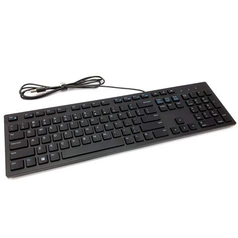 Teclado Dell Abnt Br Usb C Num Rico Preto Slim Silencioso