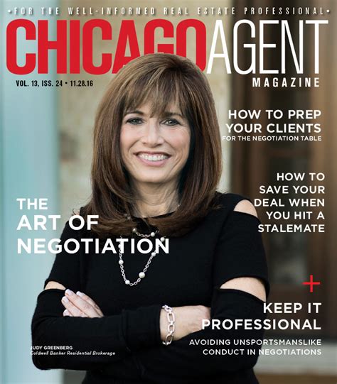 The Art Of Negotiation In Real Estate Chicago Agent Magazine Cover Story