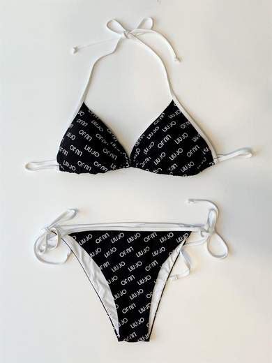 BIKINI A TRIANGOLO E SLIP CON LACCETTI