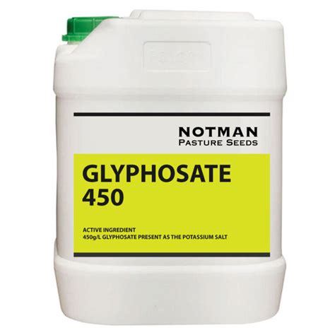 Glyphosate 450 Herbicide Notman Pasture Seeds Australia