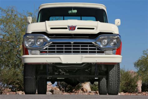 Super Rare 1960 Ford F 250 Custom Cab Styleside 4x4 Wfactory Lift Ac