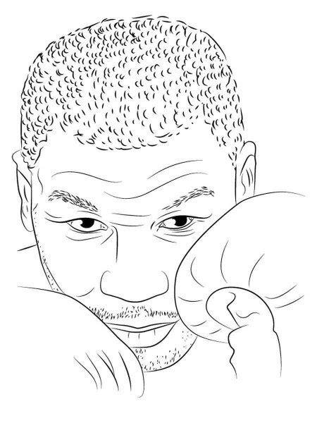 Mike Tyson Coloring Pages