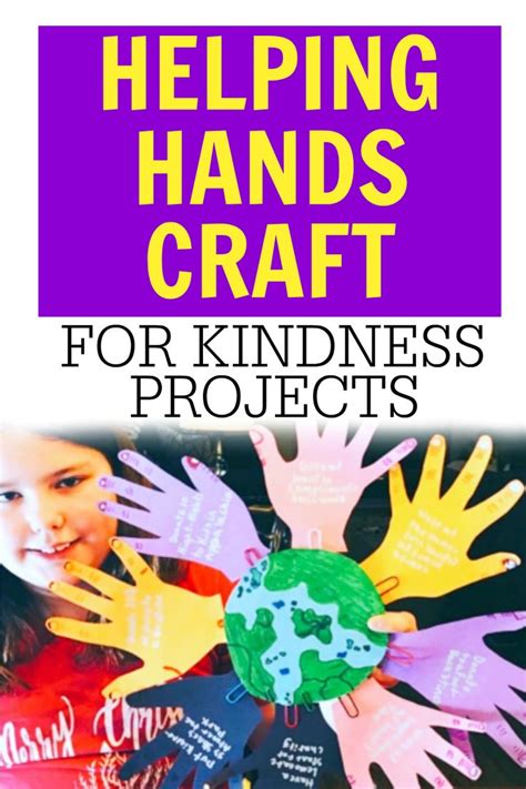 HANDS CRAFT FOR KIDS | Craft activities for toddlers, Helping hands ...