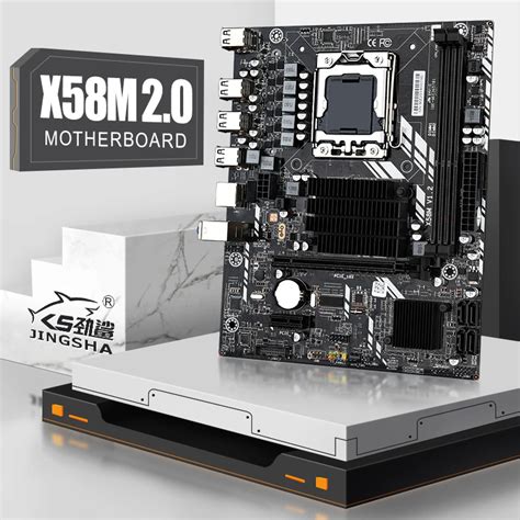JINGSHA X58M 2.0 LGA1366 Motherboard With Dual Channel 2* DDR3 Support ...