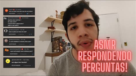 Asmr Respondendo Suas Perguntas Youtube