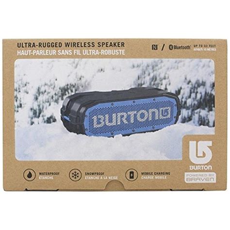 Burton Limited Edition BRAVEN BRV X Portable Bluetooth Speaker 12