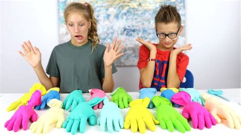 Don T Choose The Wrong Glove Slime Challenge Video Dailymotion