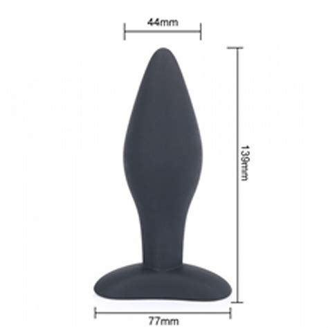 Plug Anal Grande Formato Cônico Em Silicone Lust of Love Sex Shop