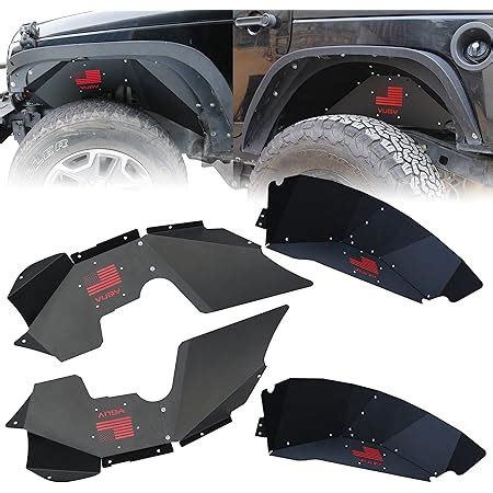 Tioyar Wrangler Kit De Forros De Guardabarros Interior Delantero Y