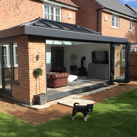 Premium Anthracite Grey Orangery Installation In Nottingham Basfords