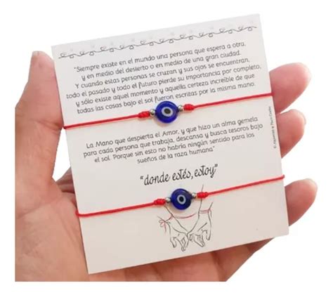 Pulseras Para Parejas Hilo Rojo Con Ojo Turco Mercadolibre