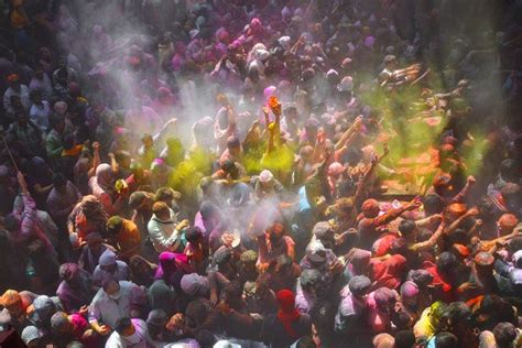 How is Holi celebrated in Vrindavan : Namaste! | Gozo cabs journey ...