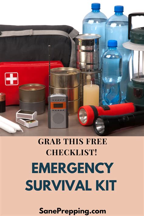 Download This Free 72 Hour Survival Kit Checklist In 2020 Emergency