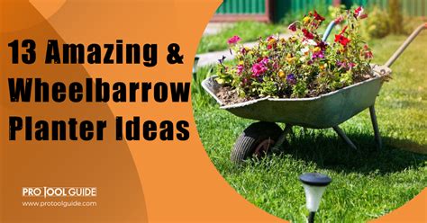 13 Amazing & Wheelbarrow Planter Ideas