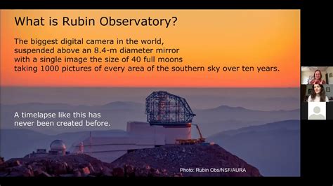 Big Astronomy Live Meet Vera Rubin Observatory Youtube