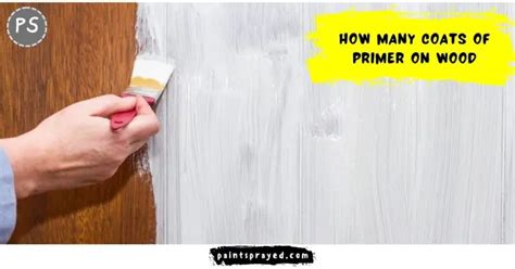 How Many Coats of Primer on Wood - Paint sprayed