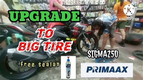 MAGANDANG GULONG PARA SA SIGMA250 QUALITY MURA PA PRIMAAX YouTube