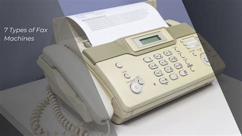 7 Types of Fax Machines