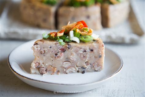 Chinese Savory Black Eyed Beans Cake