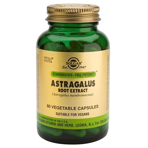 Solgar Astragalus Root Extract Sfp 60 Vegicaps Ebay